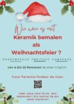 Keramik bemalen als Weihnachtsfeier